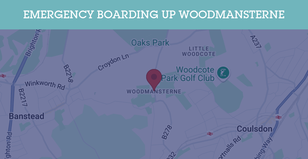 Emergency Boarding Up Services in Woodmansterne - CR postcode