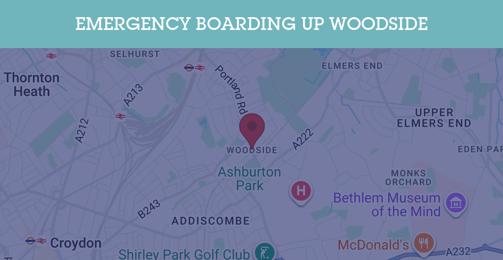 Emergency Boarding Up Services in Woodside - CR postcode